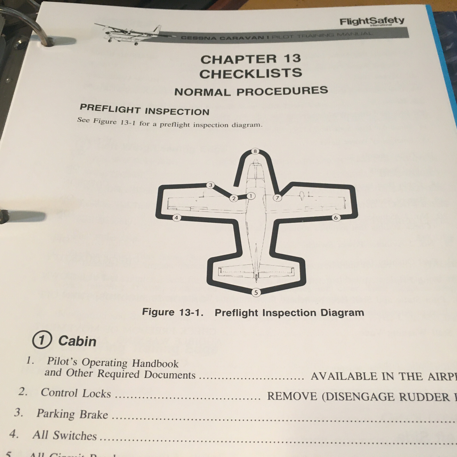 Cessna Caravan I Model 208, 208A & 208B Pilot Training Manual