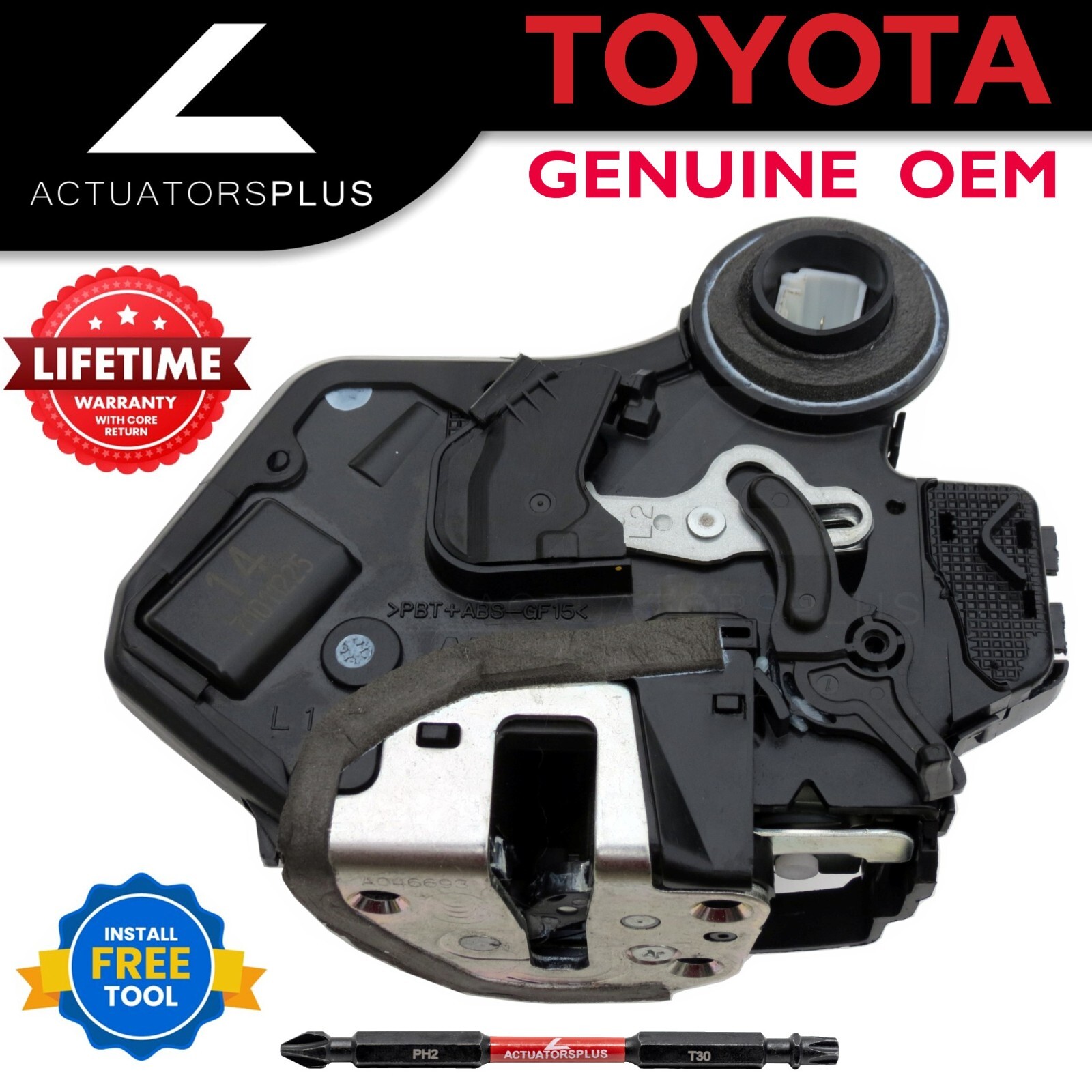 Toyota Tundra Genuine OEM Rear Left Door Lock Actuator 2004-2006 Crew/Double Cab