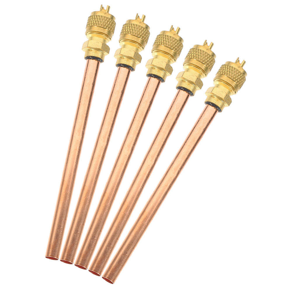 5 Pcs Liquid Valve Accessories Fridge Filling Valves Copper Service