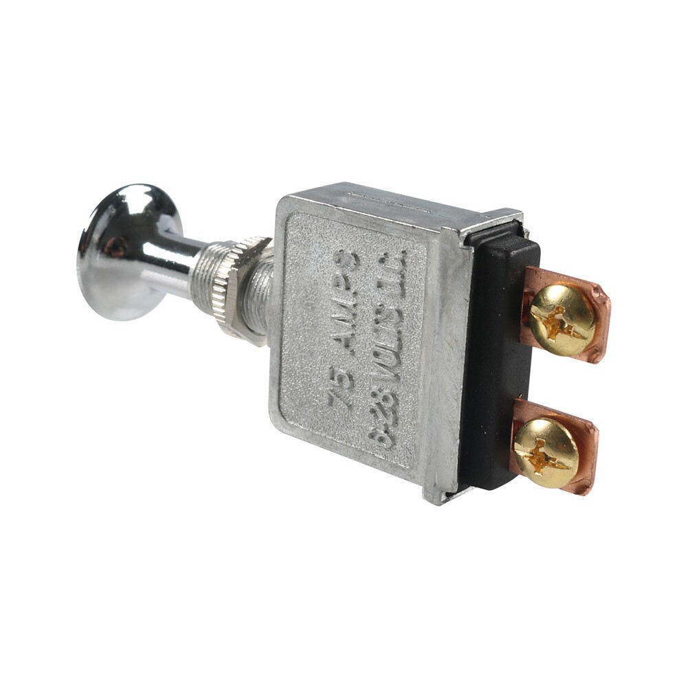 Heavy Duty 75A Push Pull Switch 6-28V DC 12 Volt 75A SPST 2 Position On-Off New
