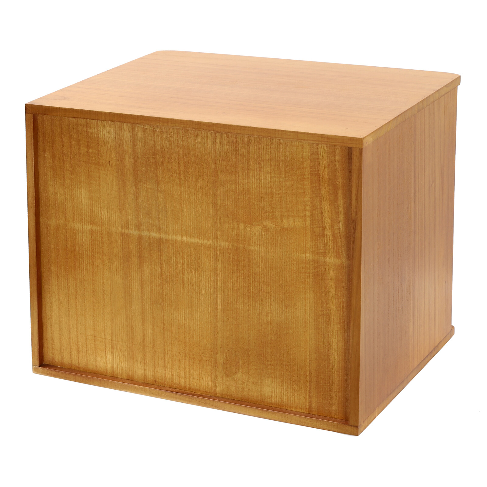 Modern Rectangle 3-Tier Desktop Storage Box Organizer with Lock Filing Cabinet