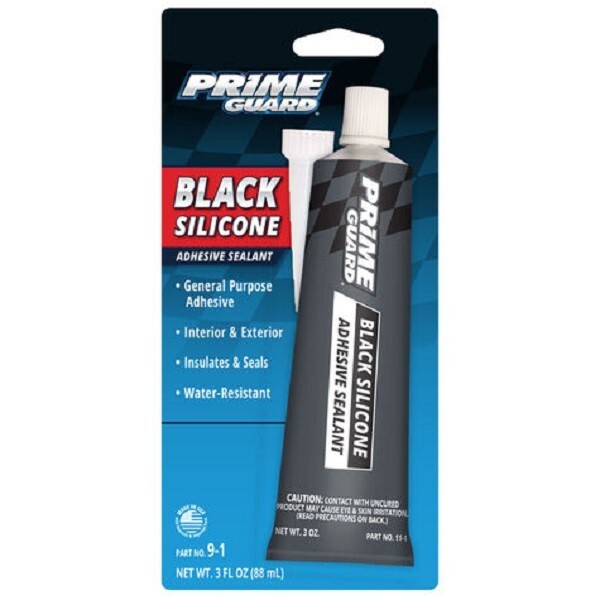 Prime Guard Black Silicone Gasket Maker 3oz #11-1 Pack Of 12 Made In USA