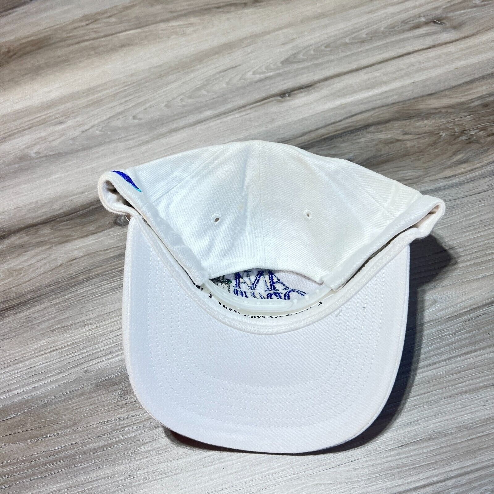 Ana Open Golf Hat Snap Back Hat Cap White Embroidered Golfing EUC