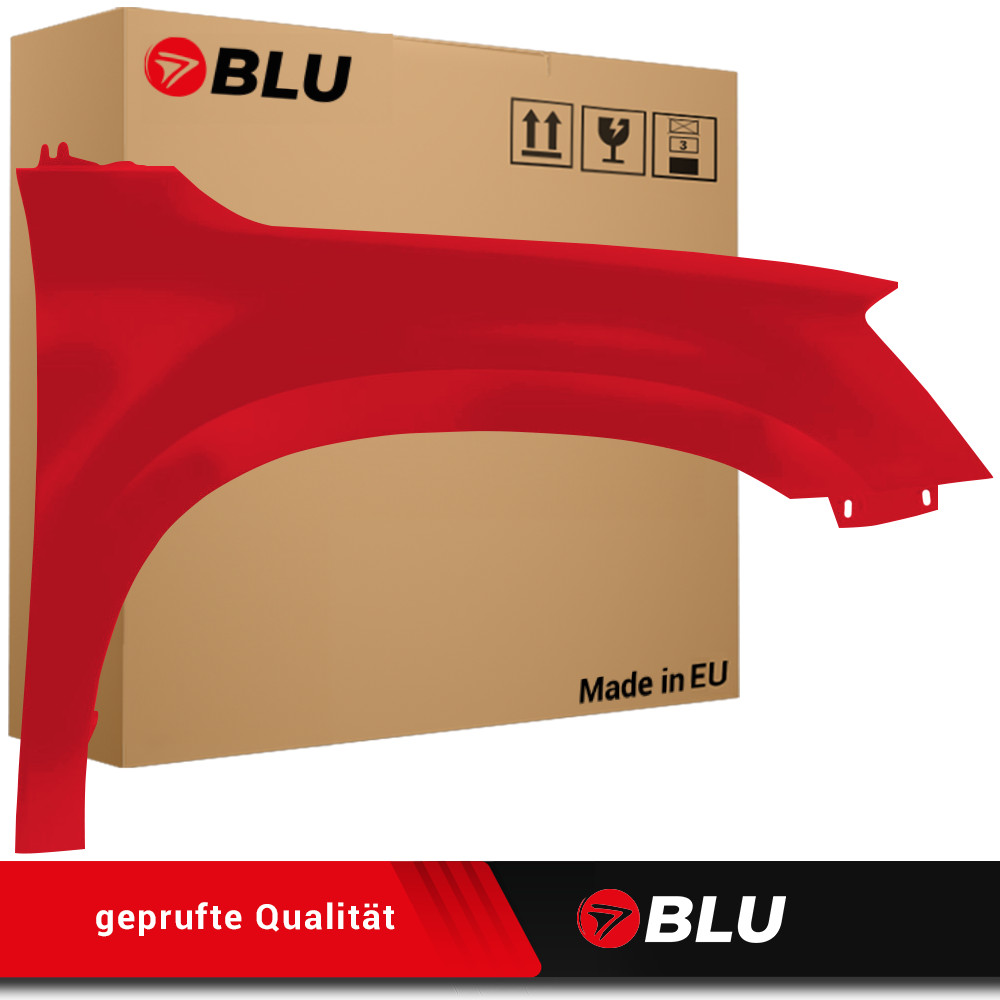 Fender For Skoda Yeti 5L Lift LF3K Right Red 13-17 Front Painted New
