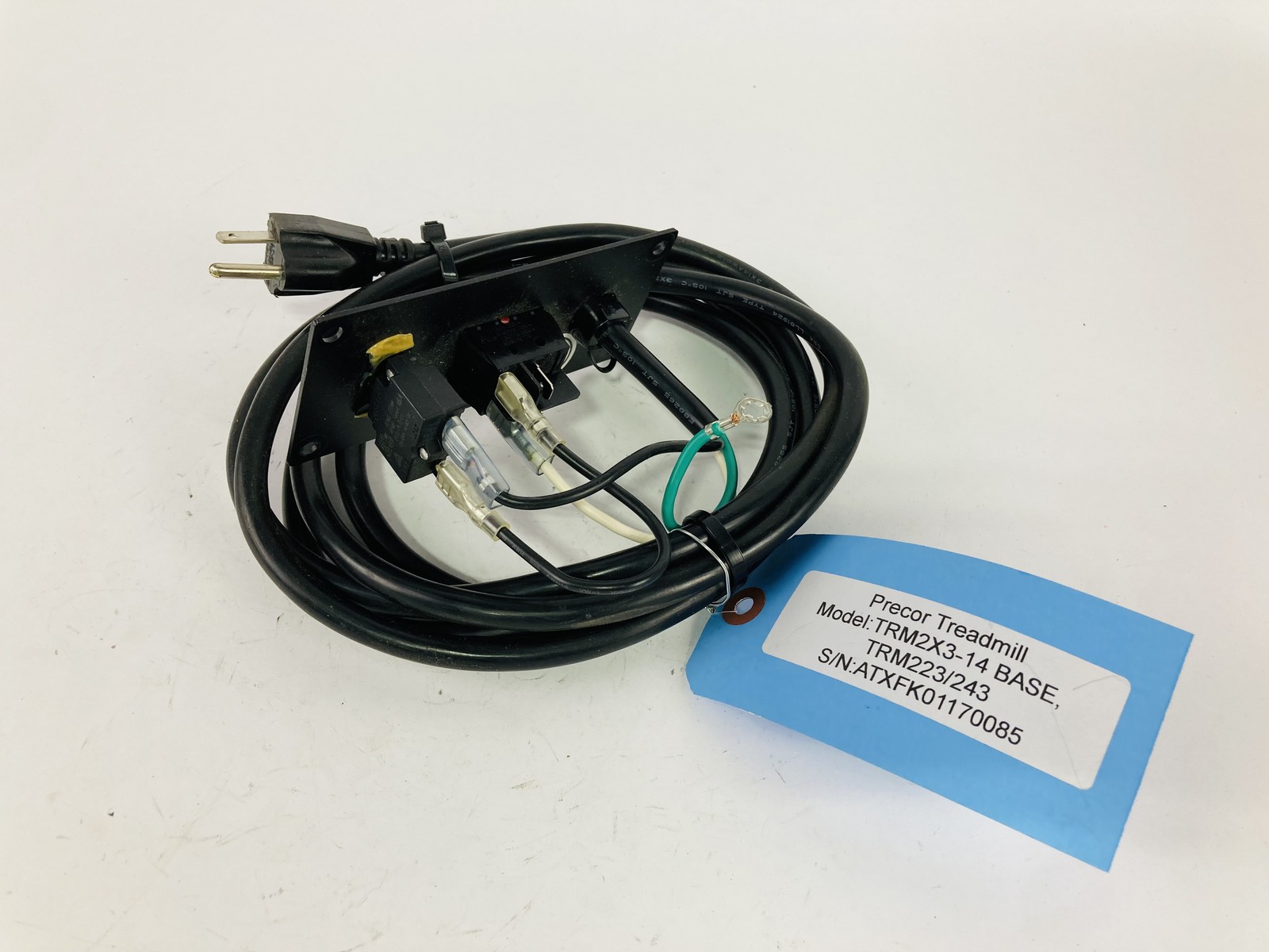 Precor TRM223 243 Treadmill Power Cord Breaker Switch & Inlet Input Mount(SC231)