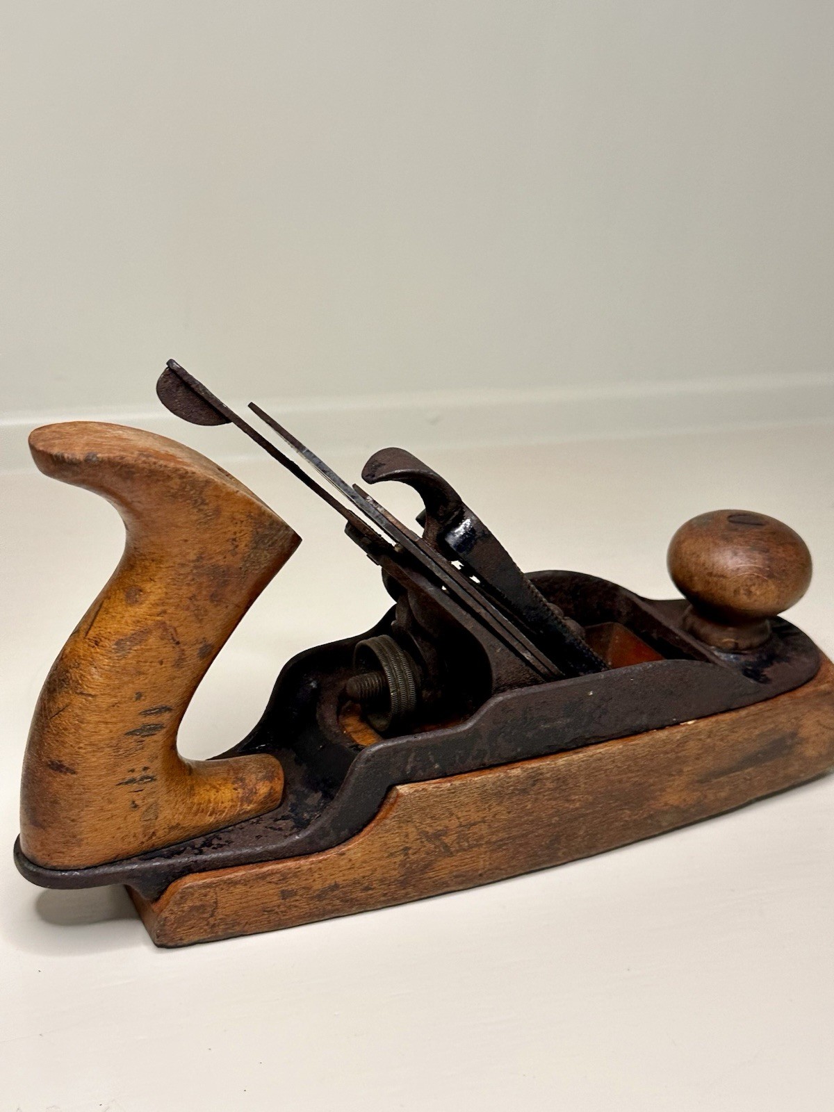 Antique STANLEY No 35 Wood Plane Original BAILEY Rare Blade June 9 1912 Pat Tool