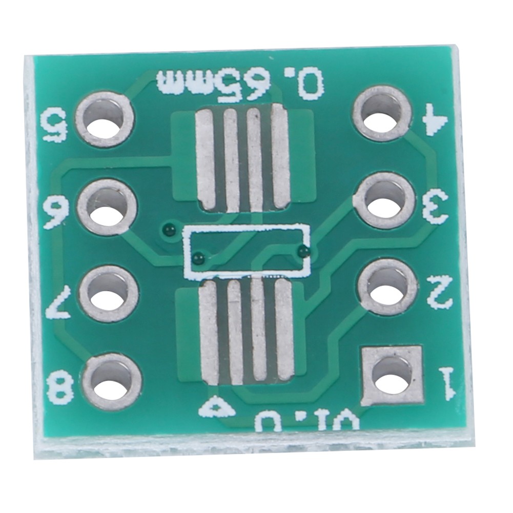 ˇ100x Converter Module Lightweight SOP8 To DIP8 Adapter Board For Printed