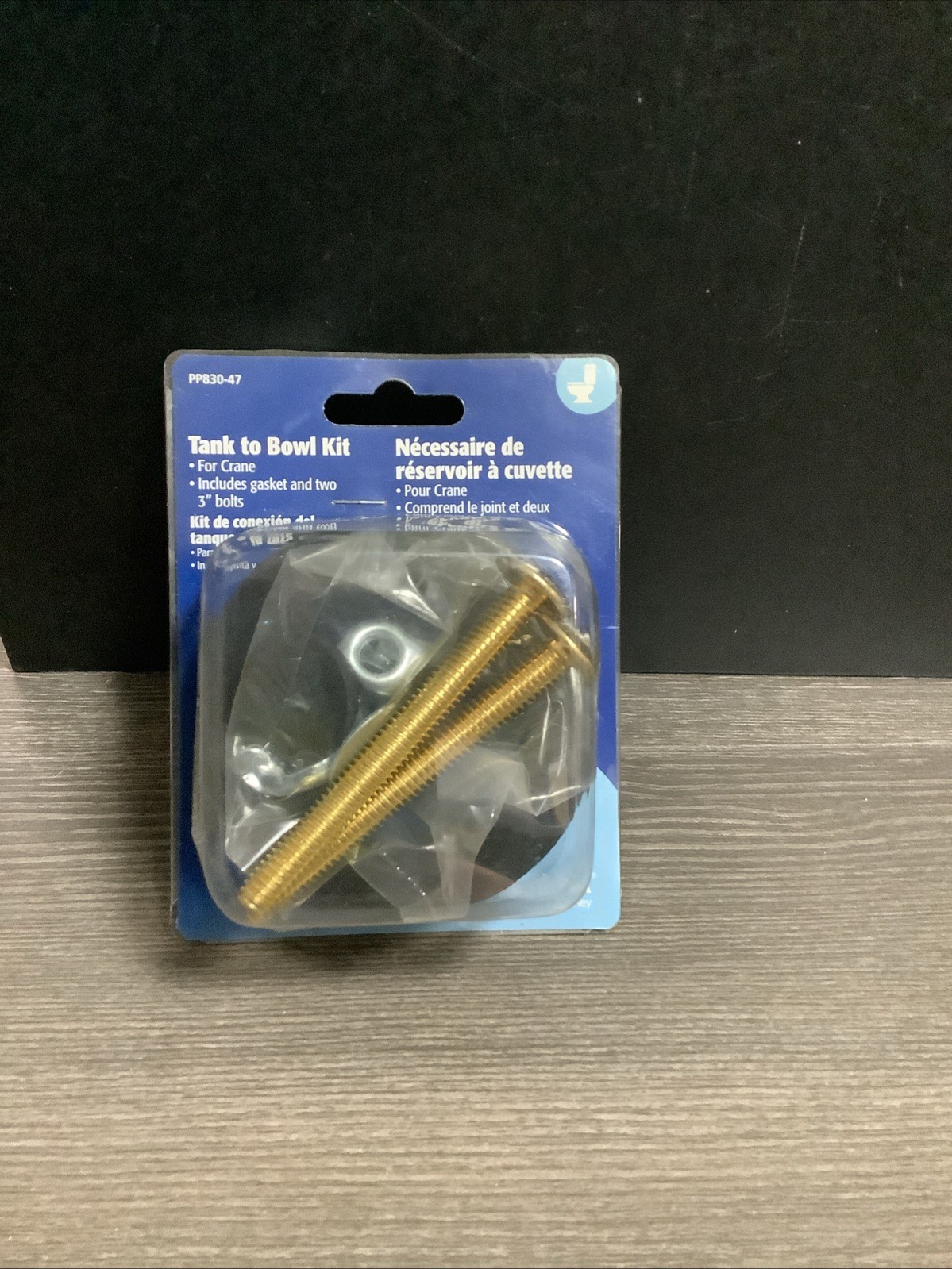 Tank to Bowl Kit Rubber For Crane Toilet PlumbPak PP830-47 NOS