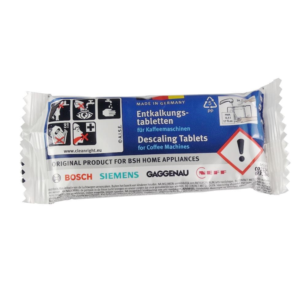 2 x Genuine Bosch Tassimo Coffee Machine Descaling Tablets Descale Kettle