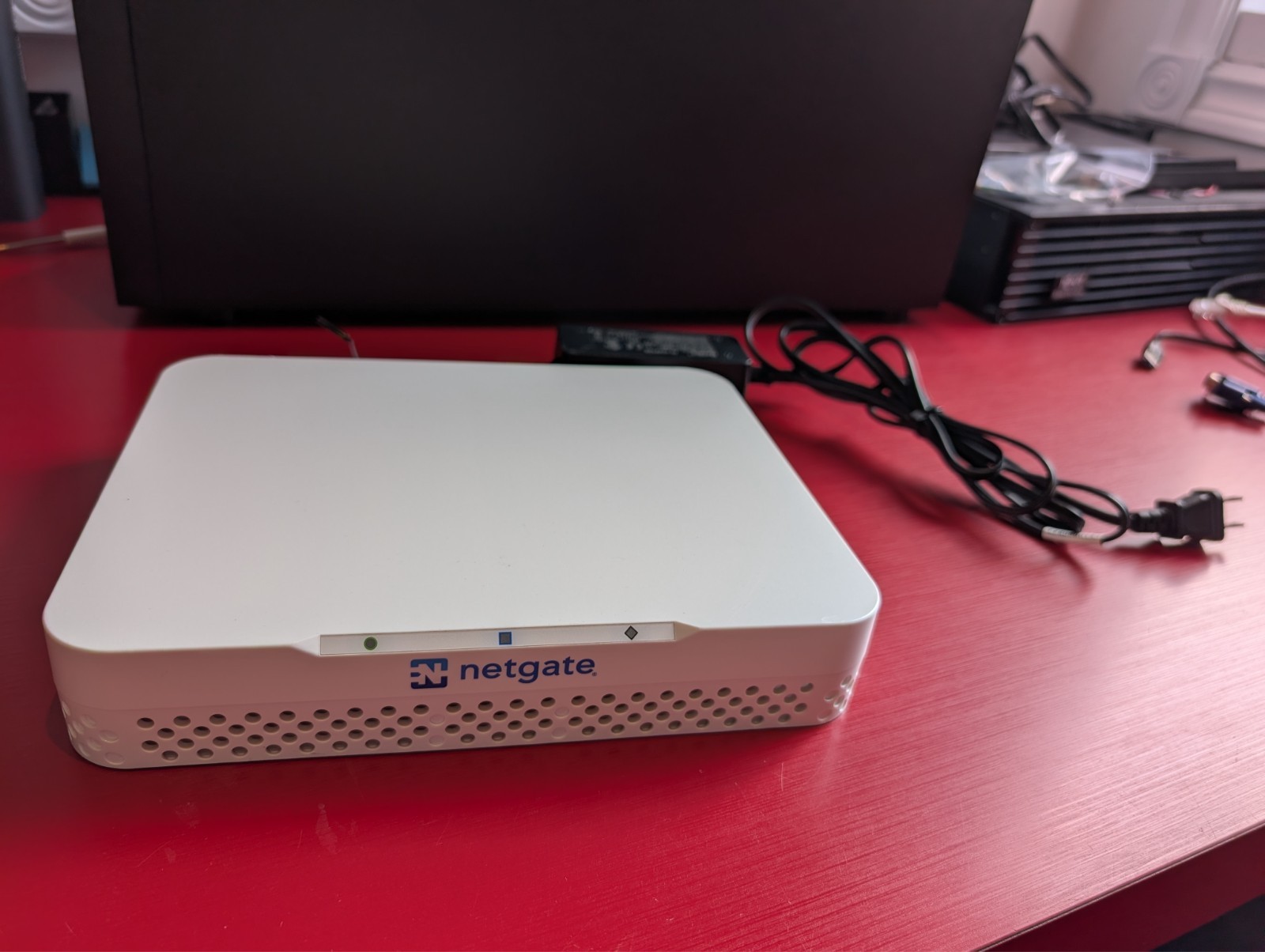 Netgate 4100 BASE pfSense+ Security Gateway, Firewall VPN Router w/Power Adapter