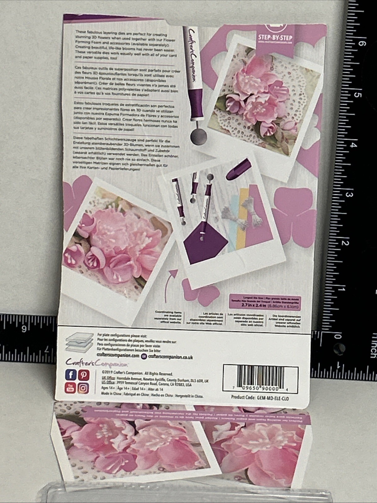 Crafter's Companion Gemini Elements Papercraft Die Clover