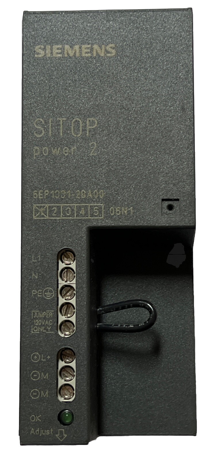 Siemens Sitop 6EP1 331-2BA00, 24 Volt Power Supply, Din Rail Mount