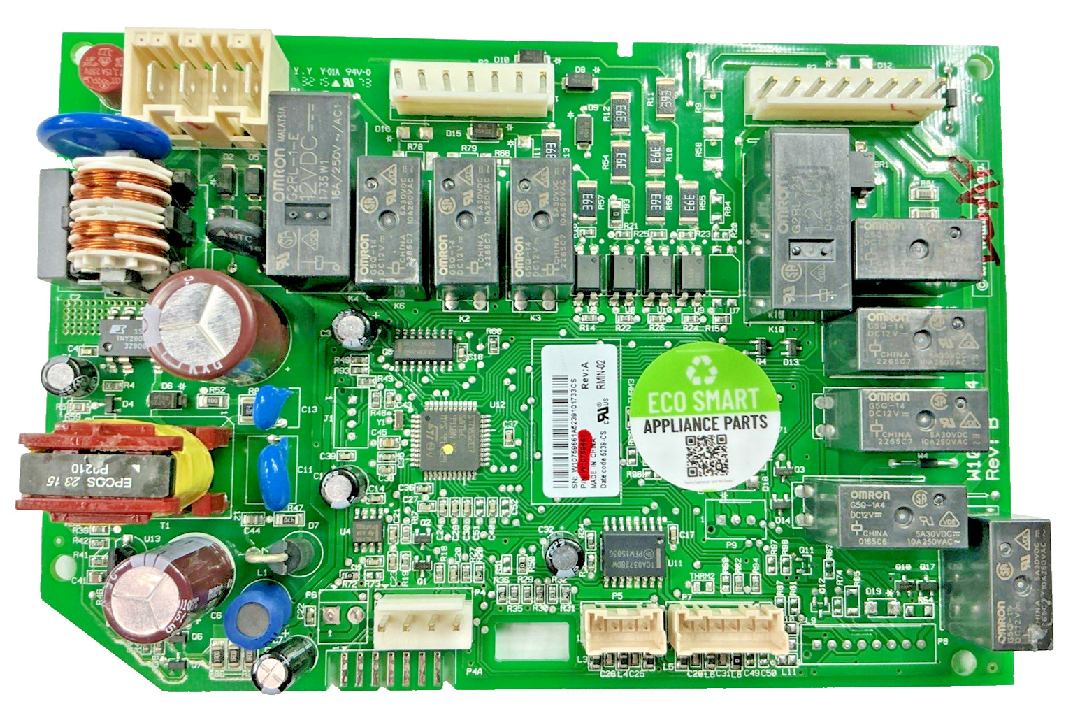 W10759661 OEM Whirlpool Refrigerator Main Control Board Replacement