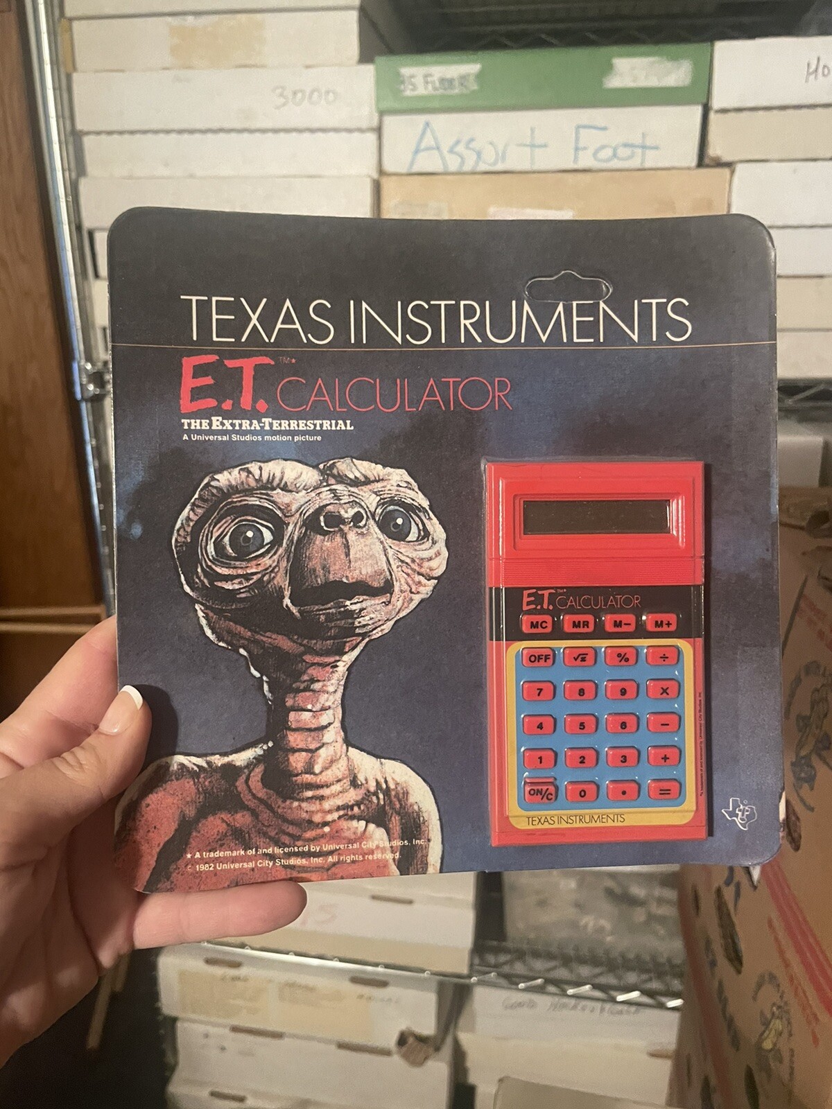 1982 Texas Instruments E.T CALCUATOR SEALED LOOK