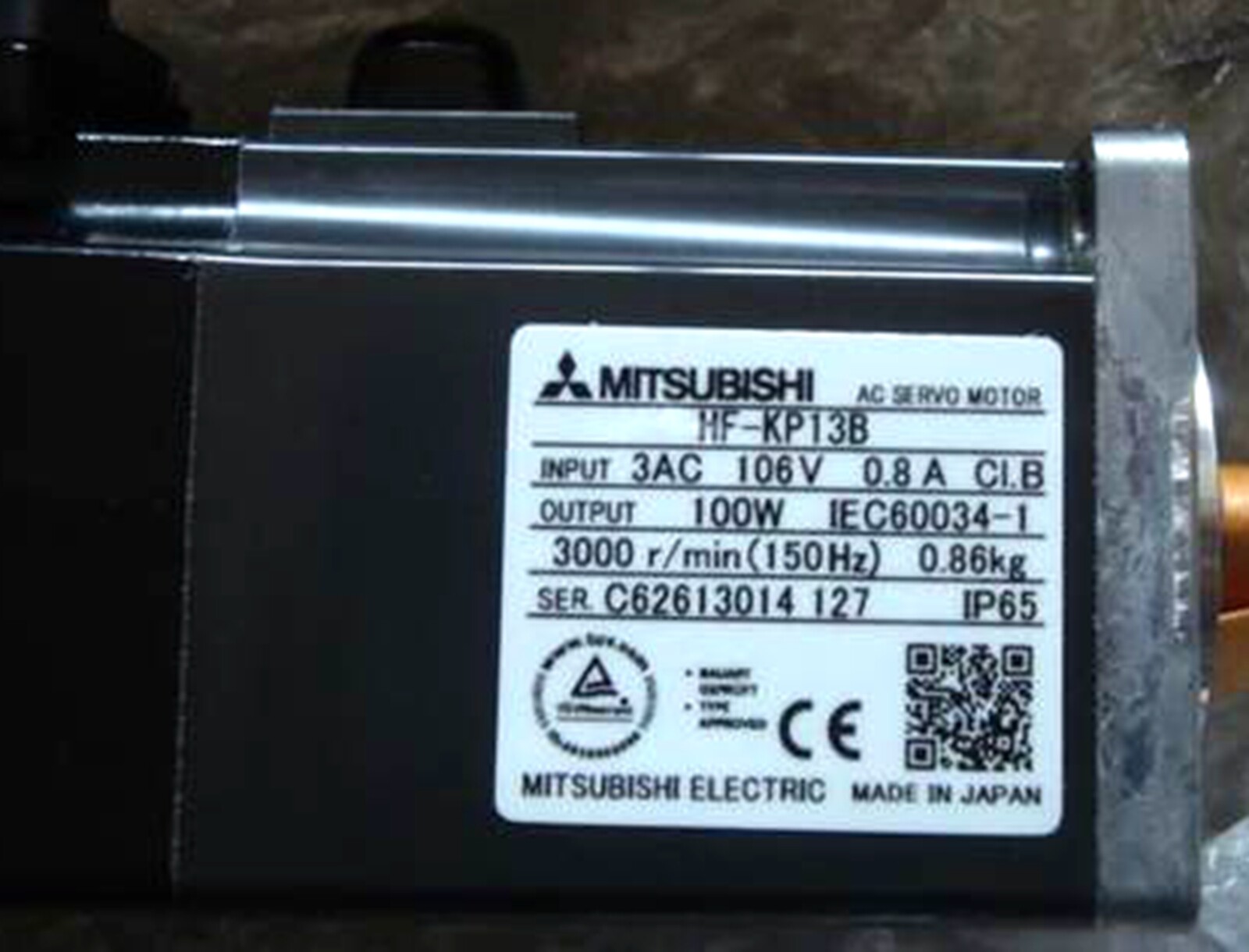 NEW Mitsubishi HF-KP13B AC Servo Motor