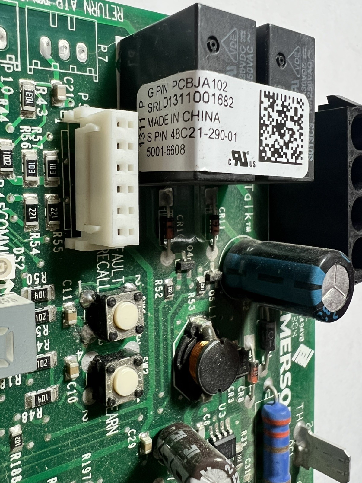 Emerson Circuit Control Board PCBJA102 48C21-290-01