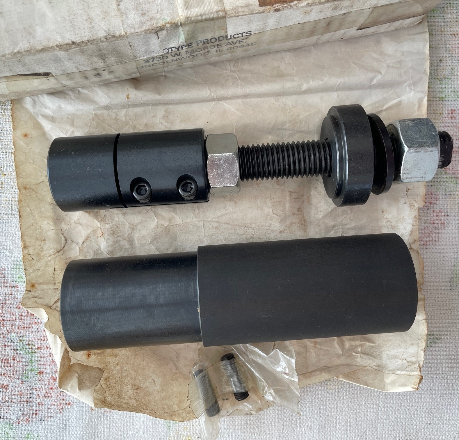 AB DICK PRINTING PRESS BLANKET SHAFT PULLER