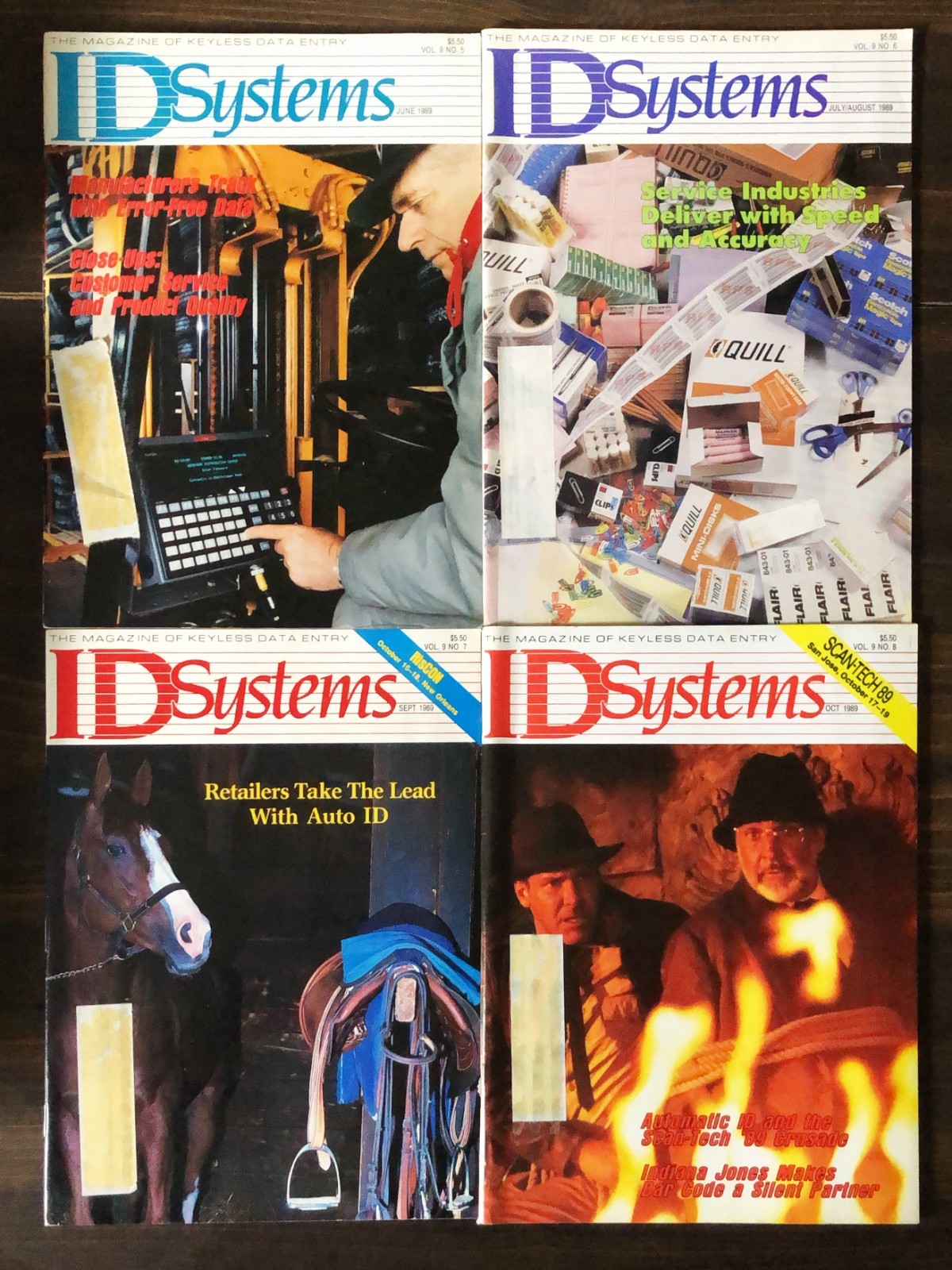 ID Systems Magazine 1989, Lot 0f 9