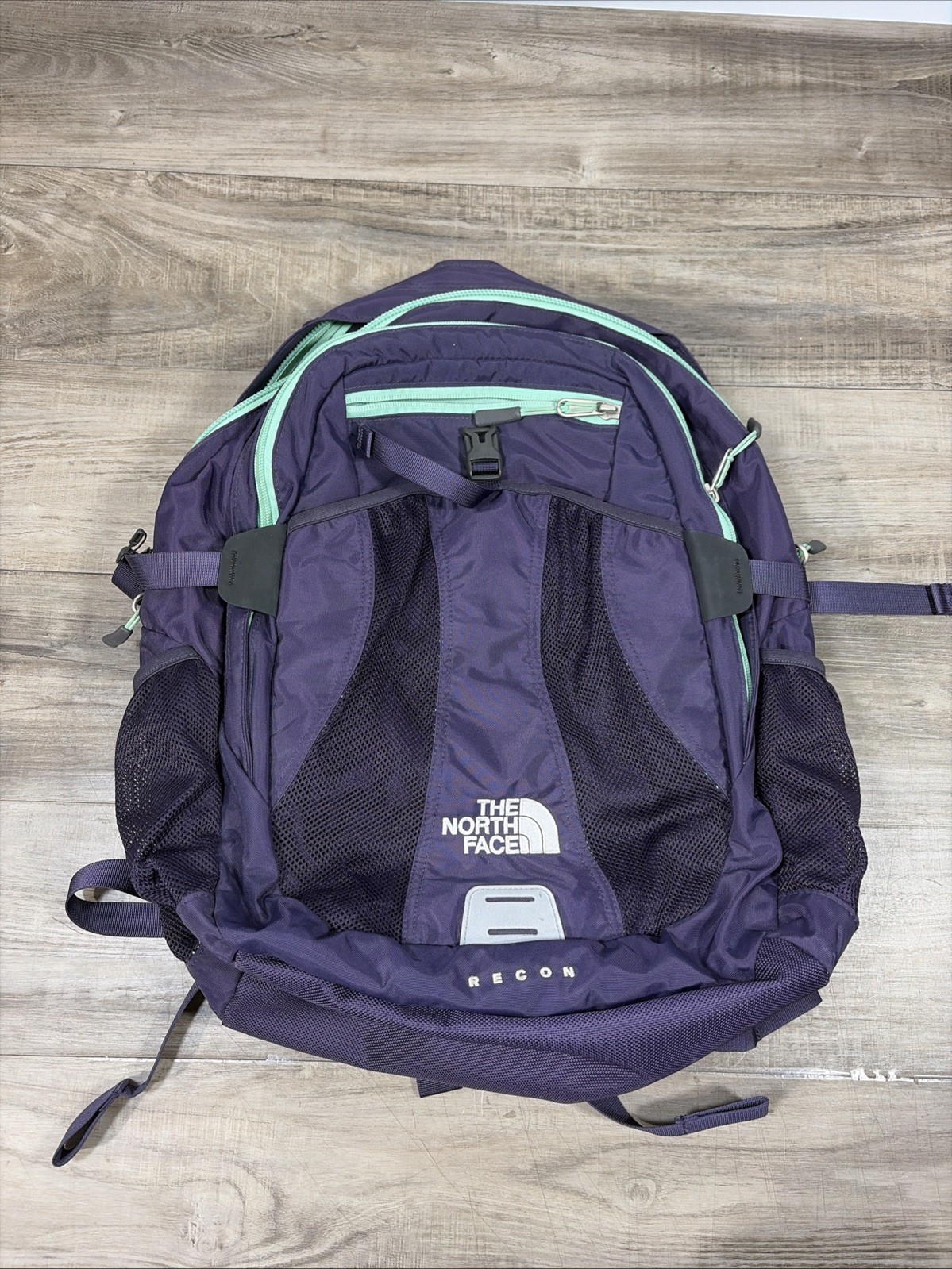 The NorthFace Recon Purple-teal Backpack Flexvent School/Hiking/Gym Backpack