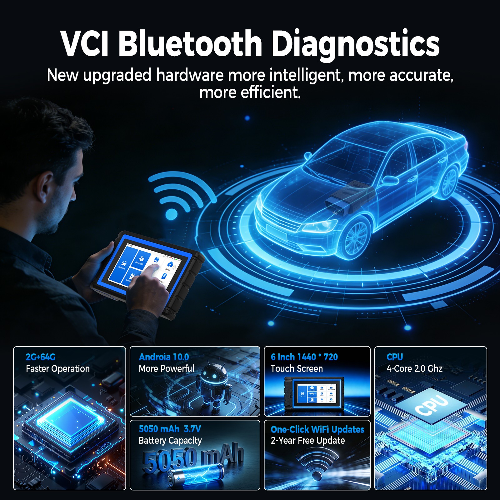2026 TOPDON VeriDiag X800BT OBD2 Scanner Bidirectional All System Tool 34+ Reset