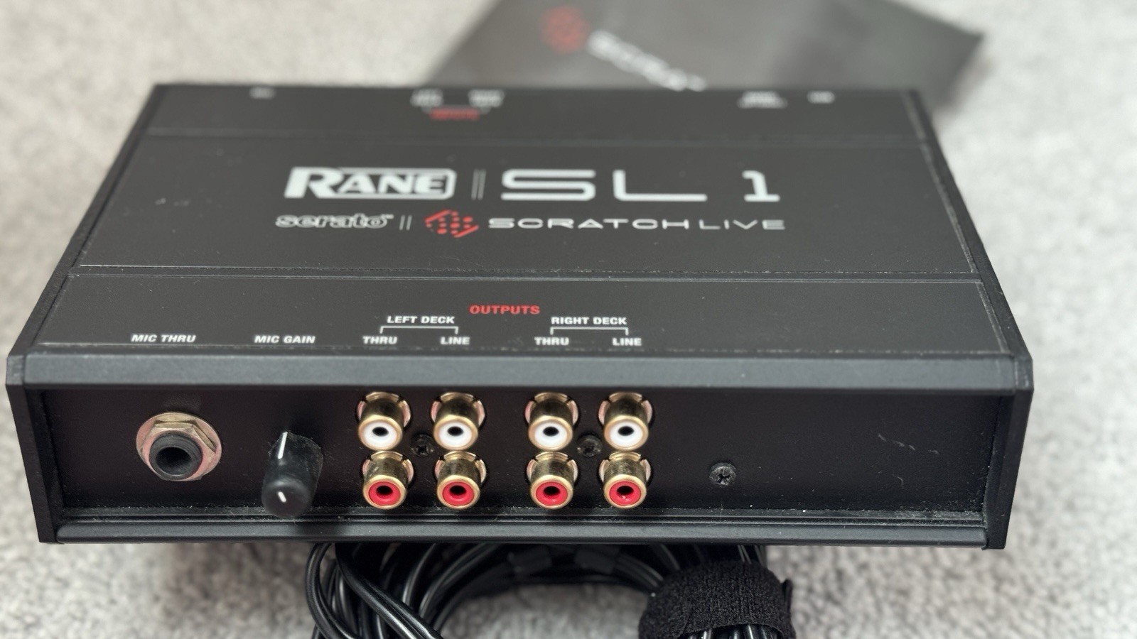 Rane SL1 Serato Scratch Live DVS Interface w/ Control Vinyl, CD & Cables