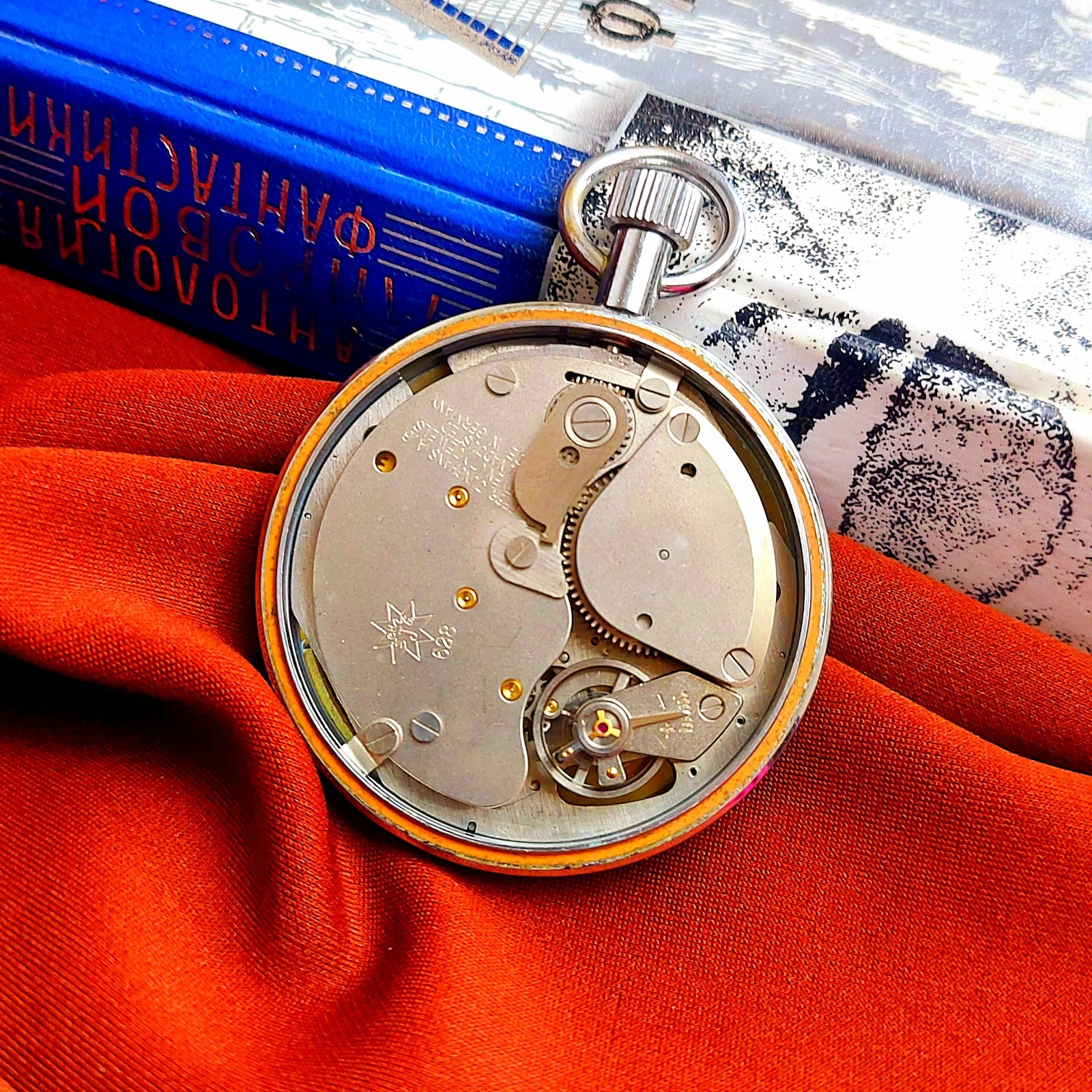 Vintage Stopwatch JUNHGANS One Button Old German Mechanical Stopwatch