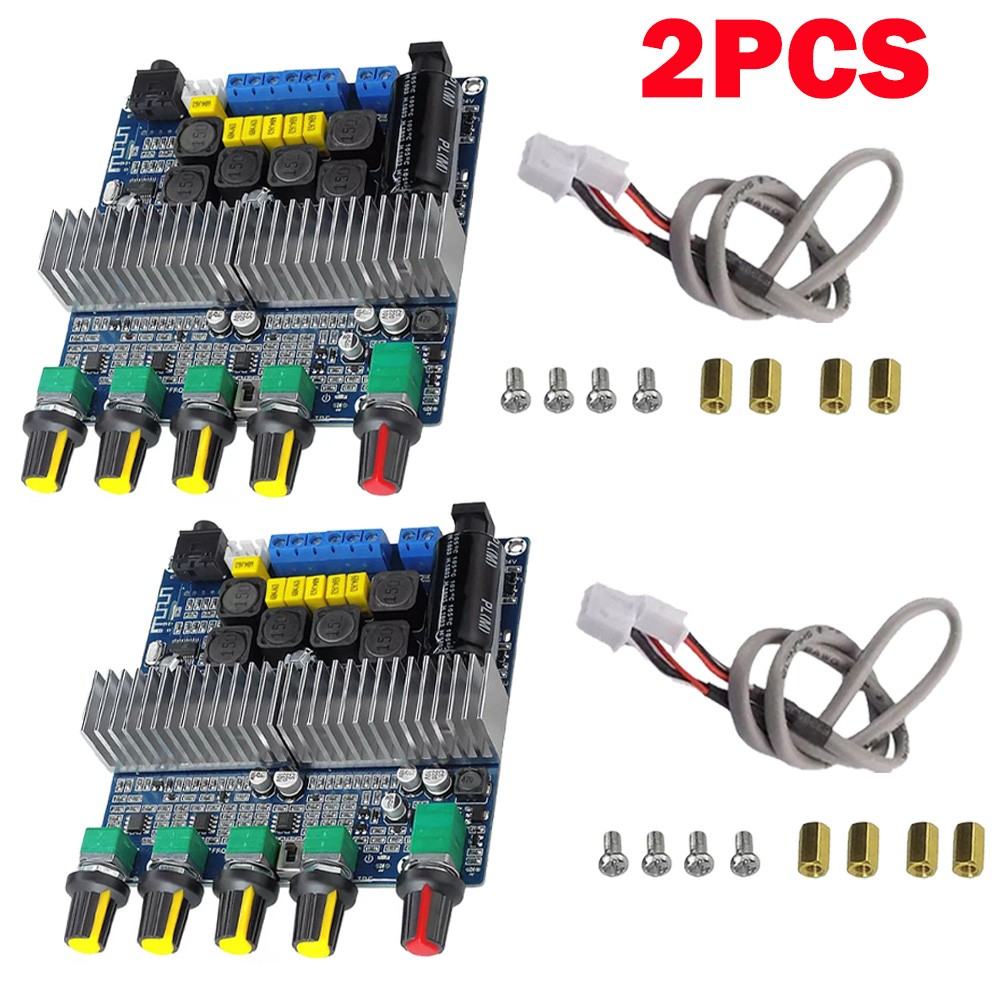 2Pack TPA3116 Power Amplifier Board Digital HIFI Module 12-24V 100W+50W+50W USA