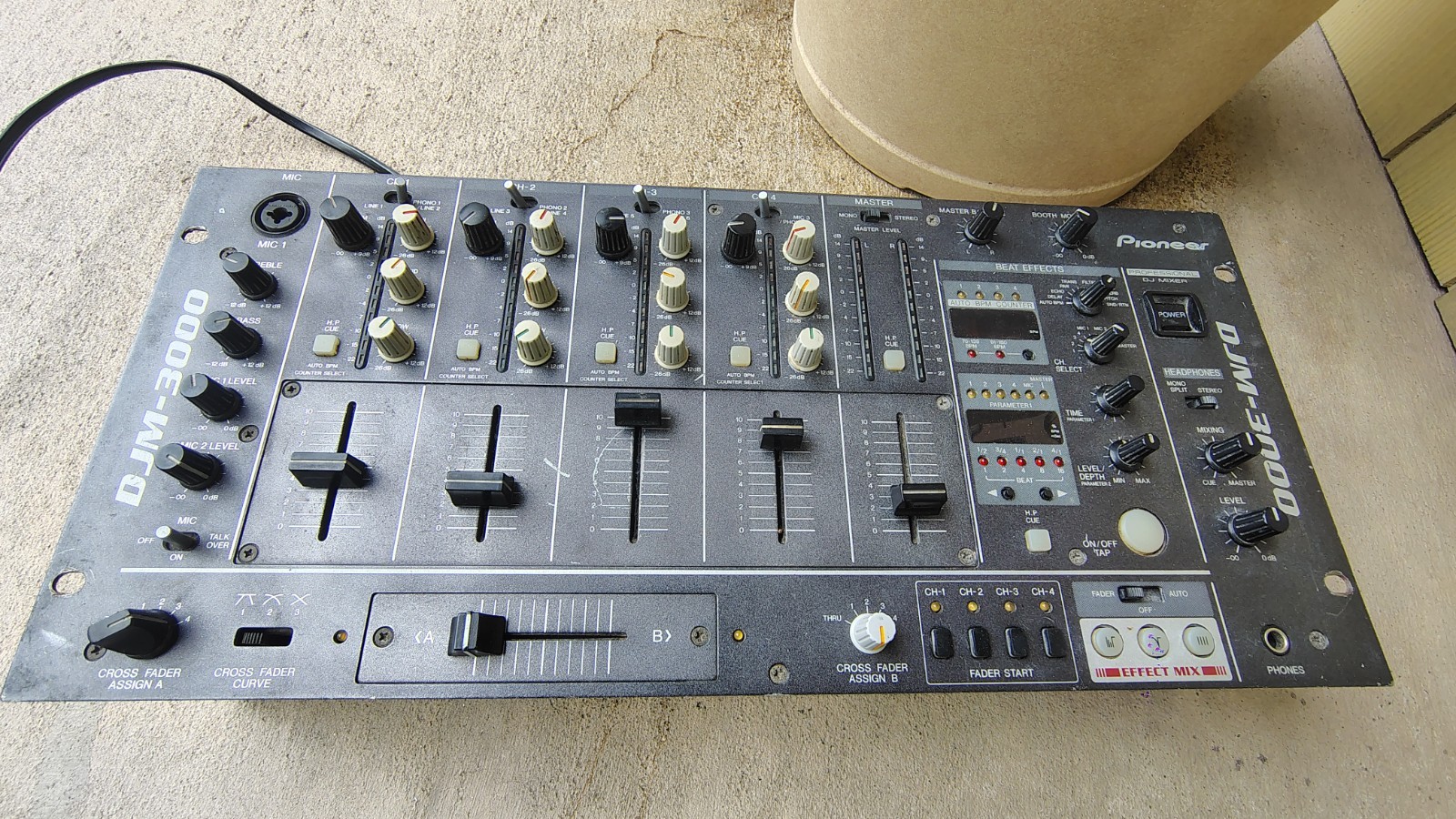 Pioneer DJM-3000 Preamp Mixer 4 Channel Professional DJ Mixer Untested/Parts