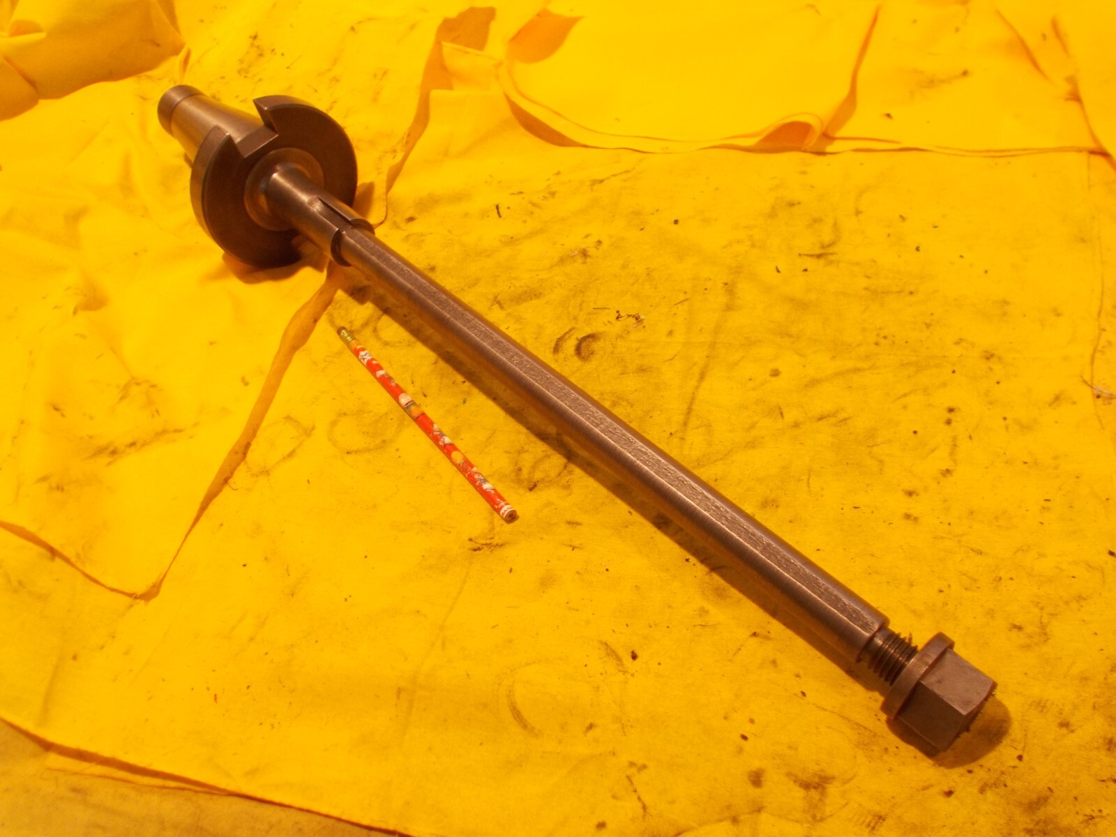 NMTB 50 TAPER HORIZONTAL MILL ARBOR milling holder tool .890" x 25-1/4" S-J USA