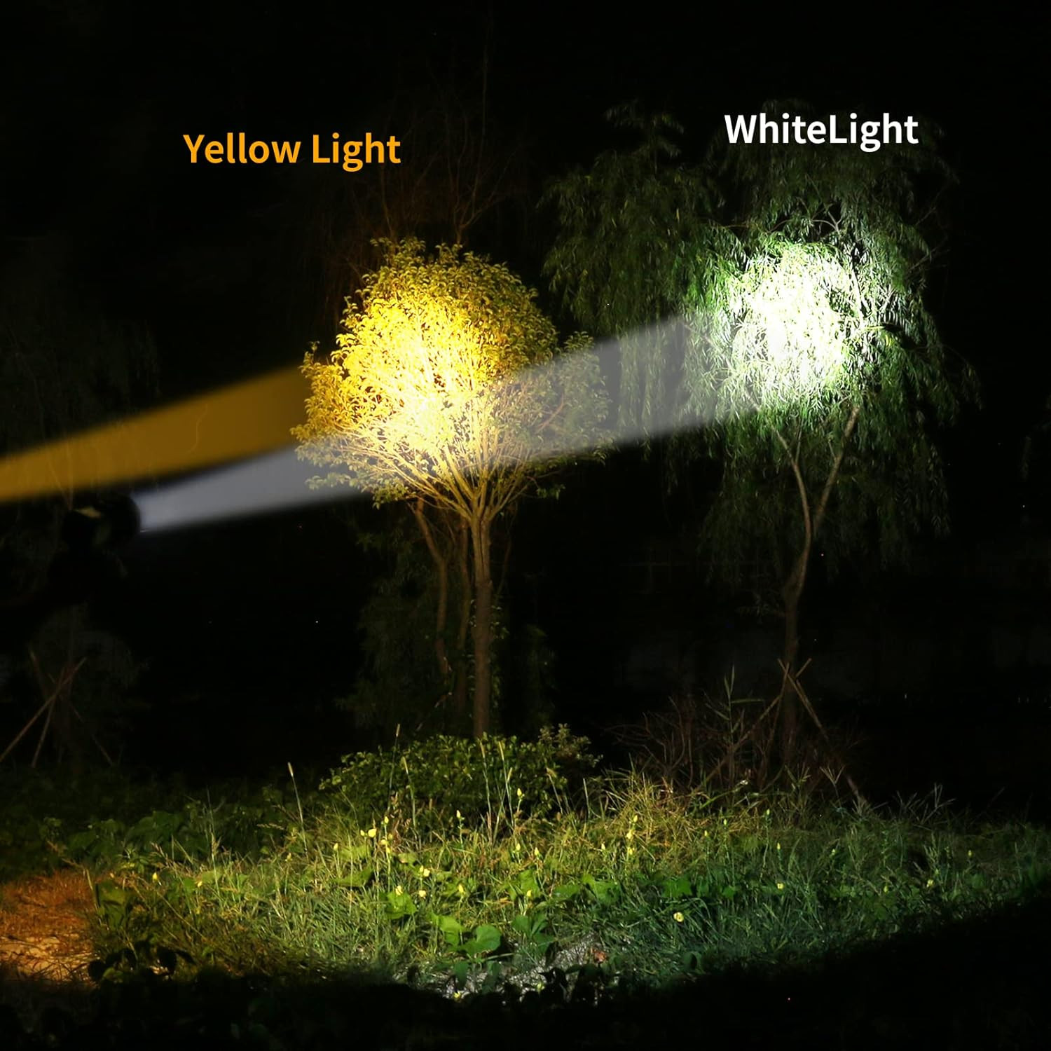 Rechargeable Superbright Handheld LED Spotlight Flashlight Powerful Searchlight
