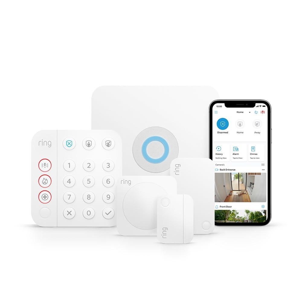 Ring Alarm Pack - S by Amazon | Smart home alarm security system with optio