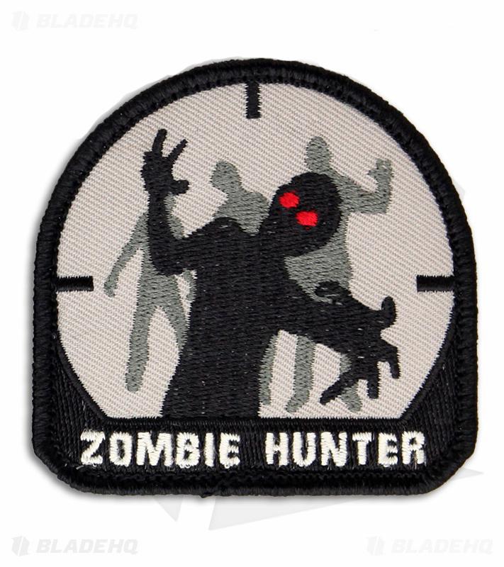 ZOMBIE HUNTER Tactical Outbreak ARMY RESPONSE Morale Iron-On Embroidered Patch
