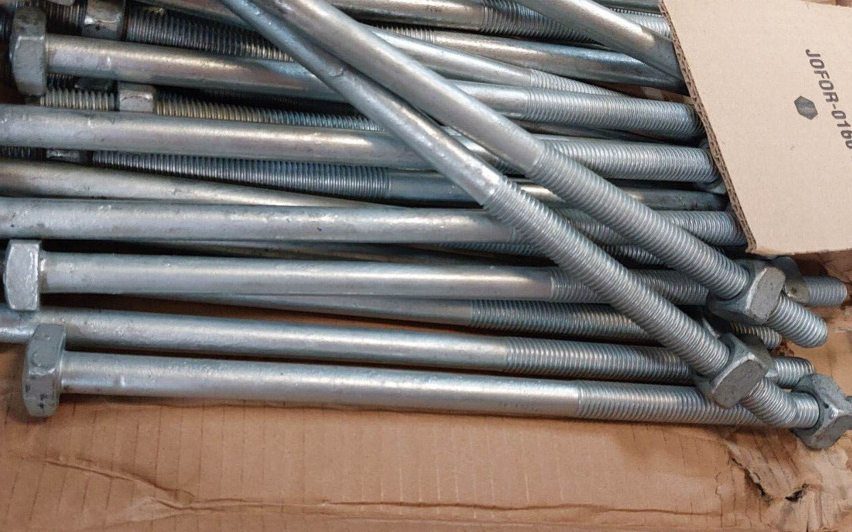 (Multi-Pack) MacLean J8814 5/8" x 14" Square Head Machine Bolt with Nut, F614520
