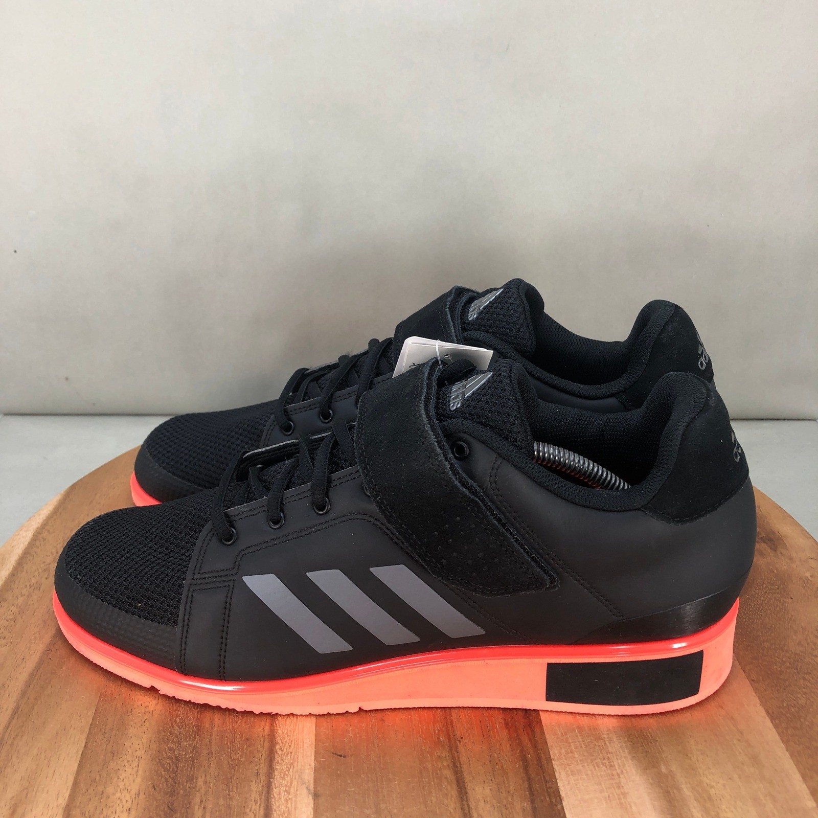 Adidas Power Perfect III EF2985 Mens Black Weightlifting Shoes Size 13.5