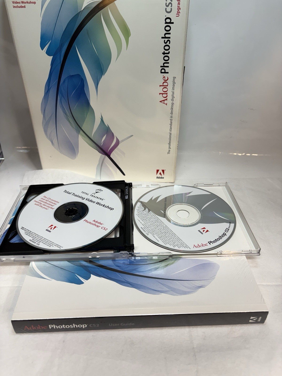 Adobe PhotoShop CS2 Upgrade Mac OS w/ Training Video & User Guide