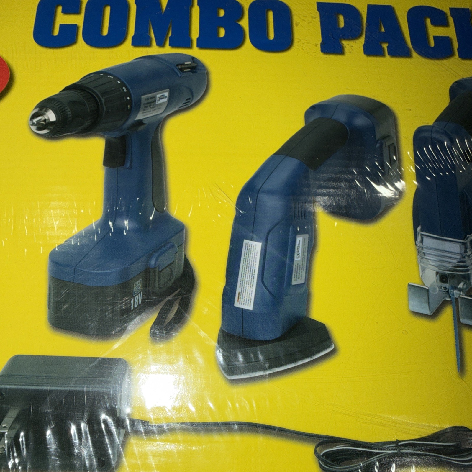 Drill Master 90374 18V 4pc Cordless Combo Pack Brand New