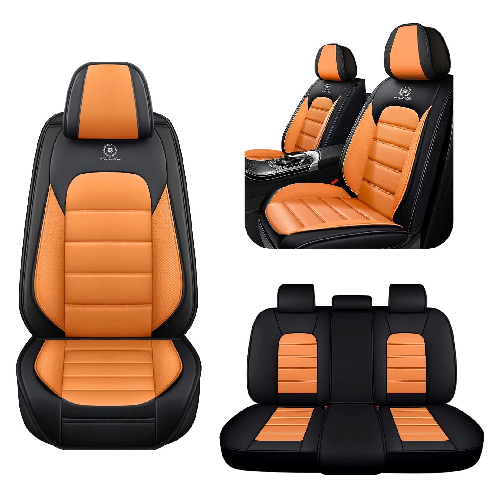 5 Seat Covers for Subaru Crosstrek 2016-2026 Breathable Car Seat Covers,Anti-...