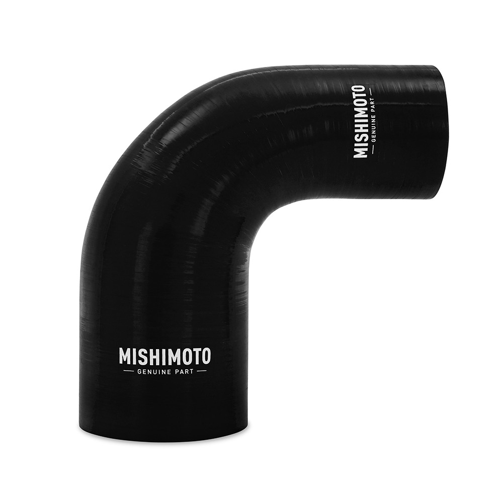 Mishimoto for Silicone Reducer Coupler 90 Degree 2.5in to 3in - Black