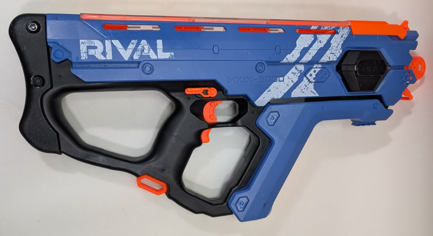 Nerf Rival Perses Motorized Blaster Blue MXIX-5000 - NO CHARGER