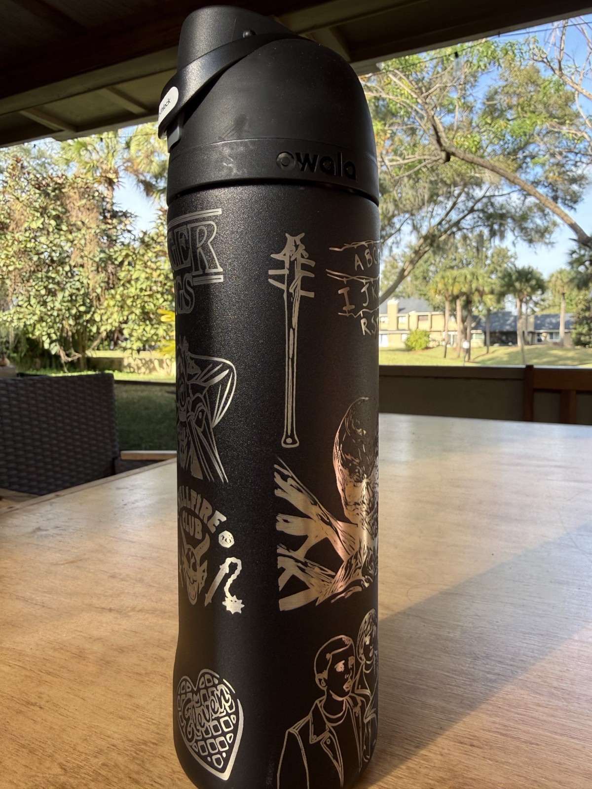 Stranger Things Engraved Owala FreeSip 24oz