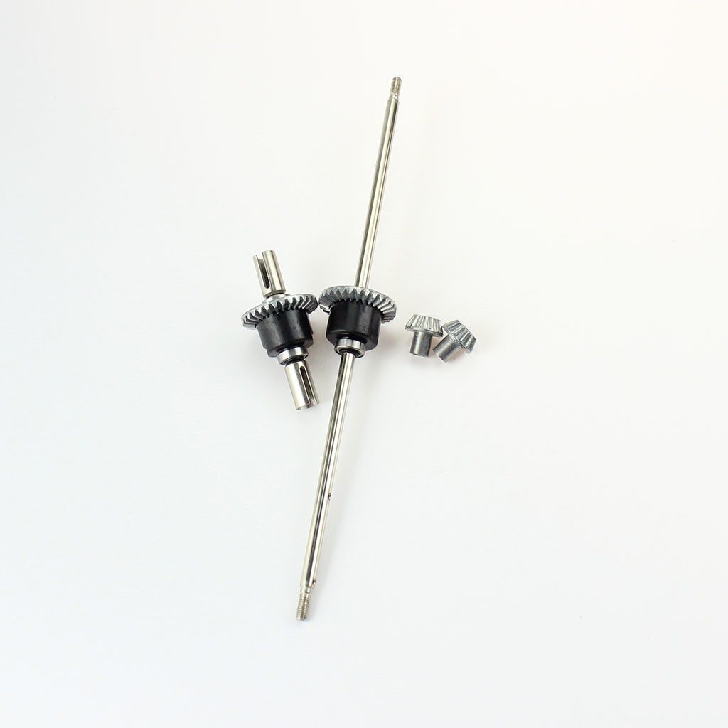 For Wltoys12427 12428 RC Car Metal Upgrade Front Rear Differentials Spare Parts