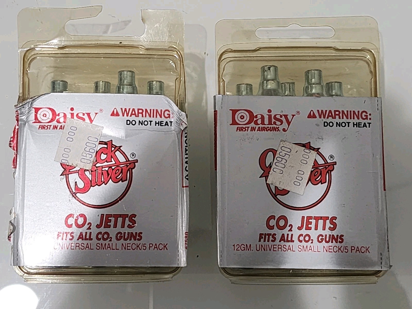 Vintage Daisy Quick Silver CO2 Jetts 12g Cartridges 2 Packs 9 Total NOS
