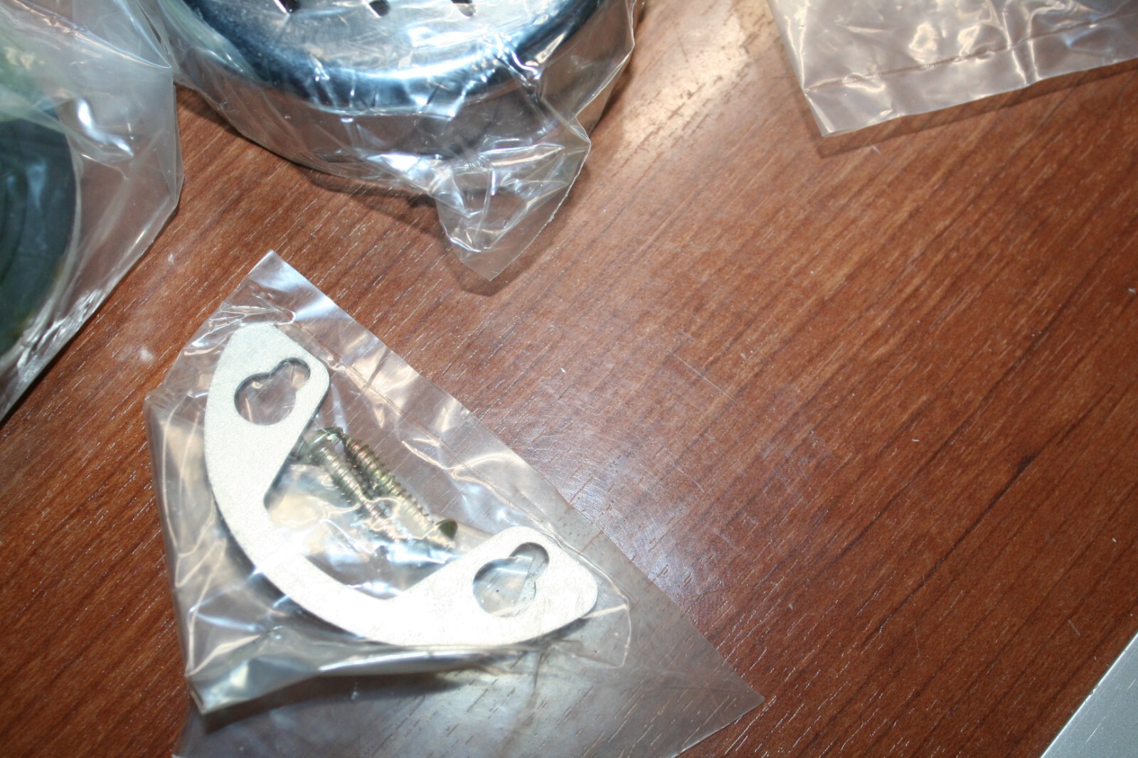 62013 ABA2235CSHF Bath and Waste Touch Toe Overflow w/ Test Cap Chrome