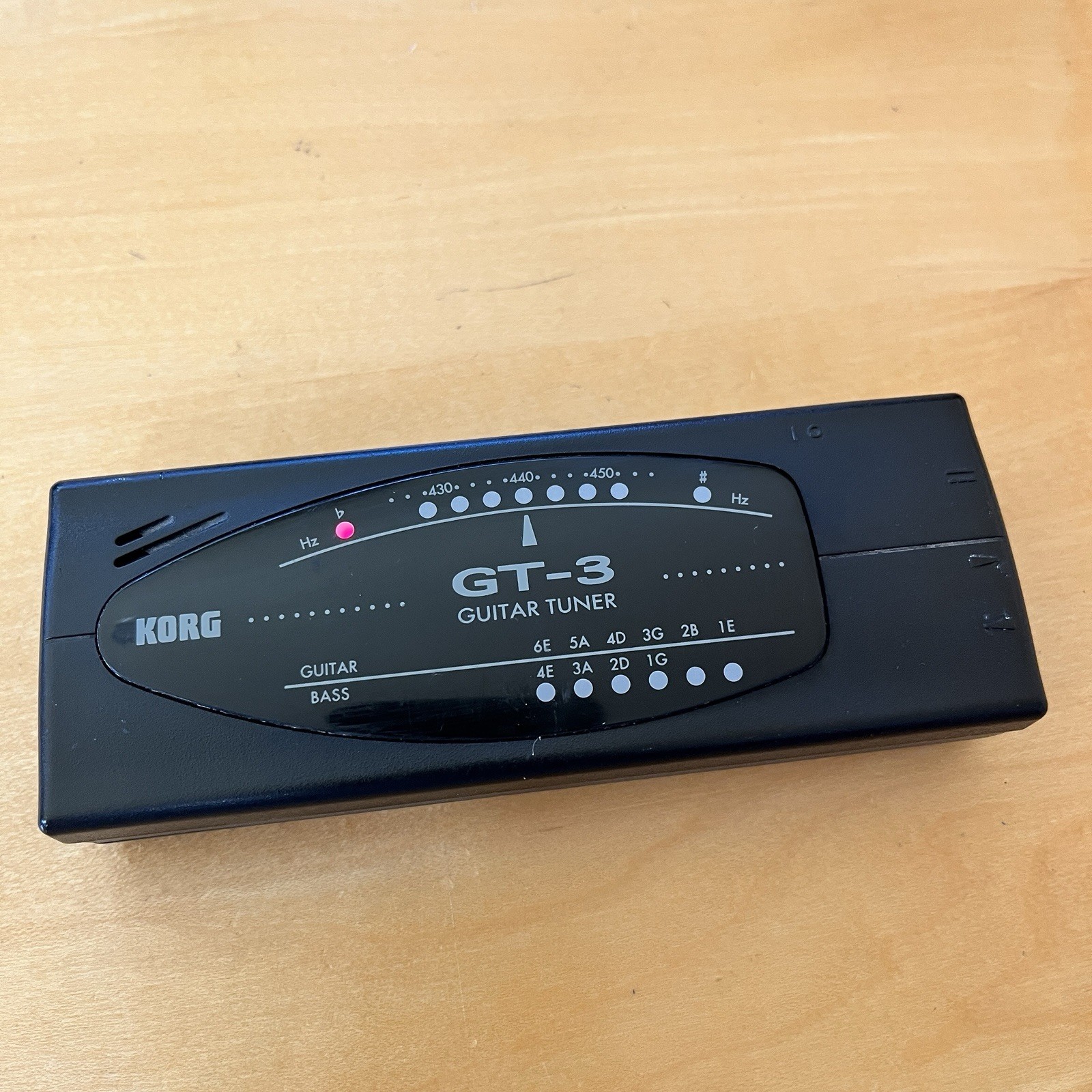 Korg GT-3 Portable Auto Guitar Tuner (Acoustic, Electric, Guitar, Bass, Banjo B8