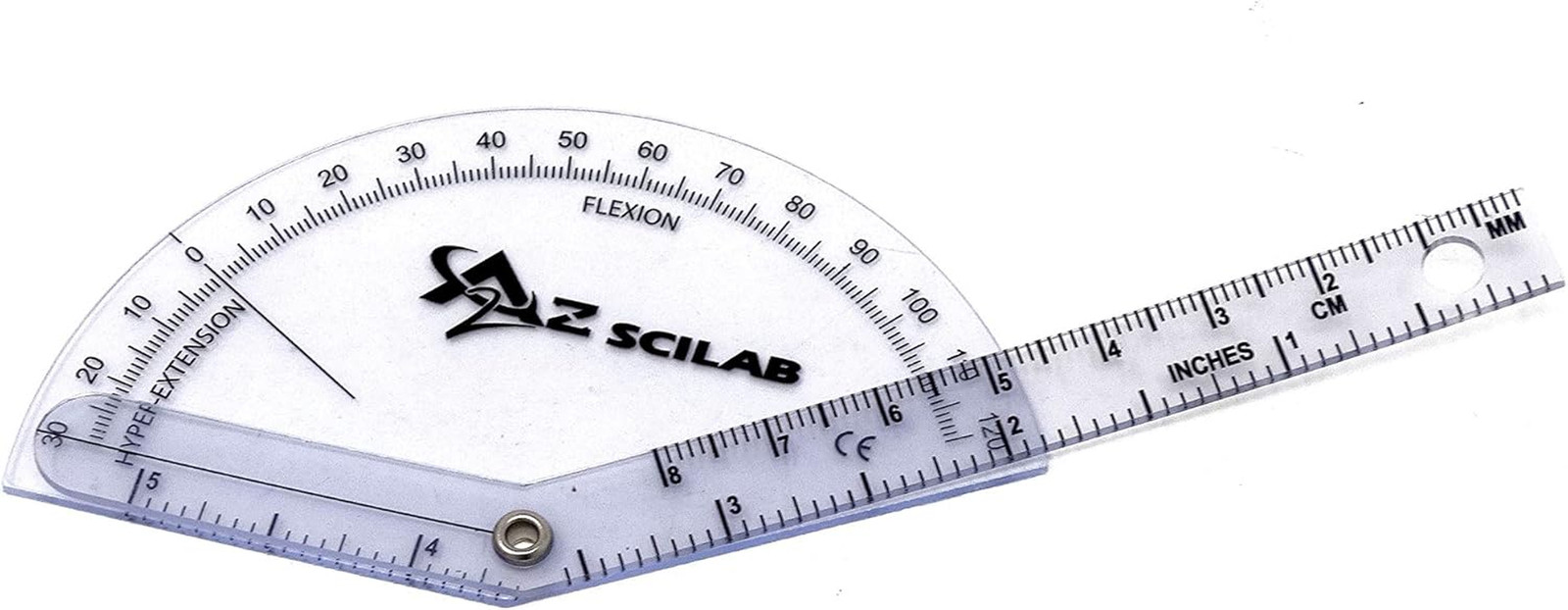 Plastic 6" Finger Goniometer ISOM Physical Therapy Angle Protractor Ruler