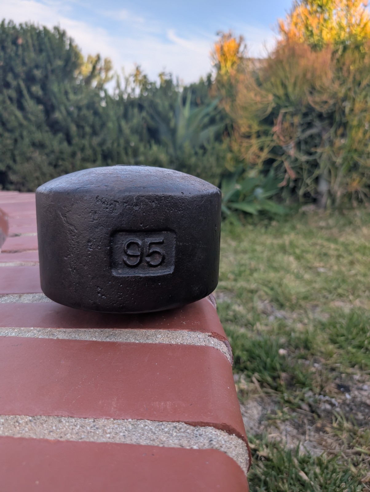 YORK Roundhead Half 95 Pound Blob Grip YORK Side 2nd Generation