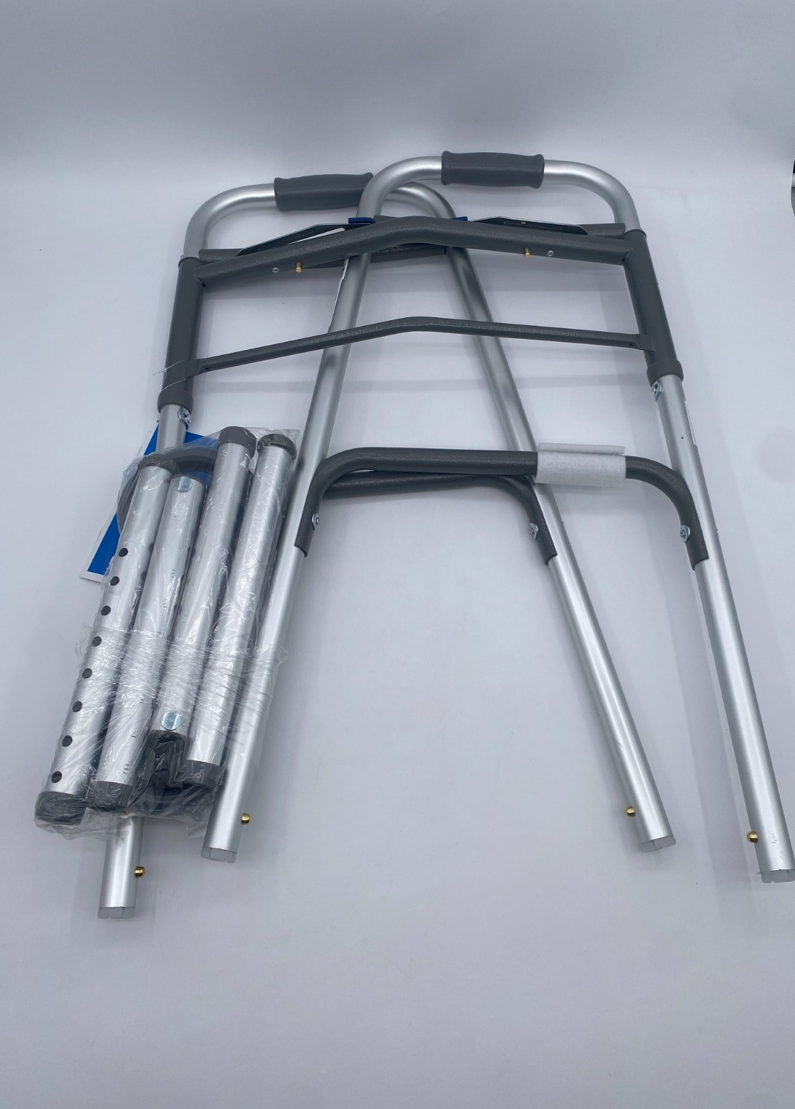 ProBasics Aluminum Lightweight Two Button Walker with Wheels