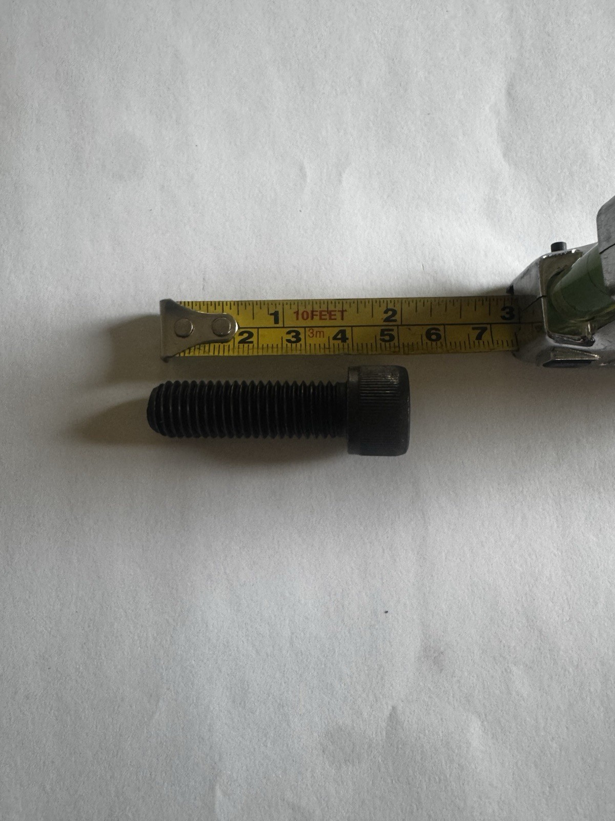 M-12 40mm HEX HEAD SOCKET CAP SCREWS, BLACK STEEL FUTURE, GIYI MULCHER