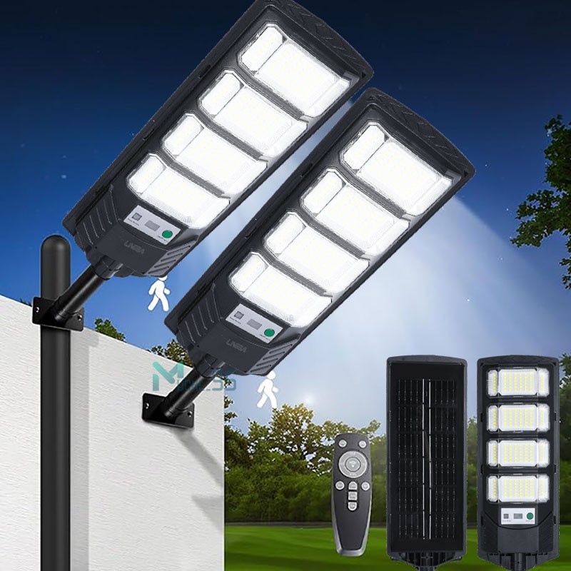 Commercial 1000000LM LED Outdoor Dusk to Dawn Solar Street Lights Road Area Lamp