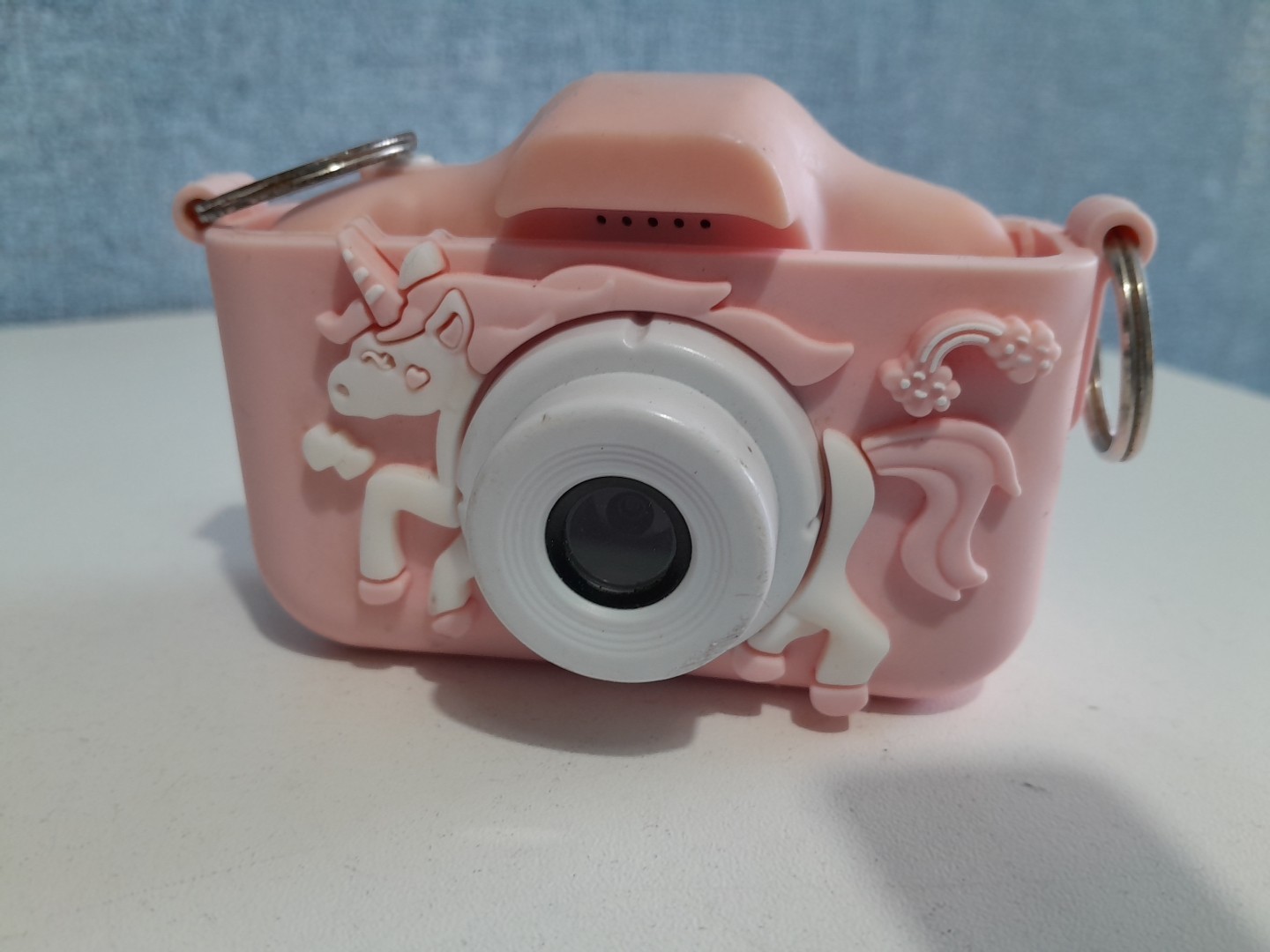 Kids Camera Unicorn for Girls 1080P HD Screen with 32GB Card in pink